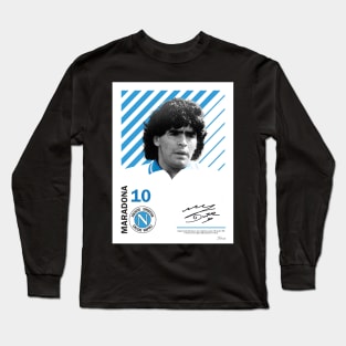 MARADONA / VINTAGE POSTER LIMITED EDITION Long Sleeve T-Shirt